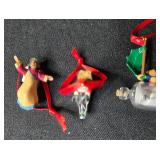 Set of Assorted Holiday and Pop Culture Miniature Ornaments