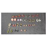 Collection of Vintage and Costume Earrings Assorted Styles