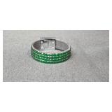 Collection of Fashion Bracelets Including Enamel, Cuff, and Rhinestone Styles