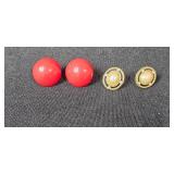 Vintage Costume Jewelry Lot Earrings Brooch Bracelet