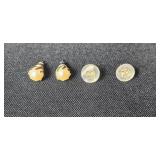 Vintage and Costume Earring Collection Assorted Styles and Colors