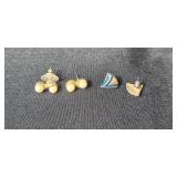 Vintage and Costume Earring Collection Assorted Styles and Colors