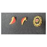 Vintage and Costume Earring Collection Assorted Styles and Colors
