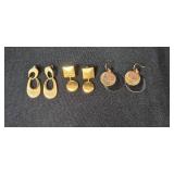 Vintage and Costume Earring Collection Assorted Styles and Colors
