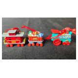 Set of Hallmark Miniature Christmas Train Ornaments Assorted Years