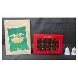 Hallmark Miniature Holiday Ornament Collection with Porcelain Bells