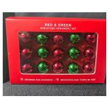 Hallmark Miniature Holiday Ornament Collection with Porcelain Bells