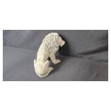 Vintage Concrete Lion Garden Statue