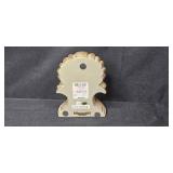 Set of Ornate Gold Wall Mirrors and Decorative Shell Bookends