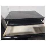 MCM Black Metal 6-Drawer Cabinet with Modular Storage Inserts, 30x23x16 in