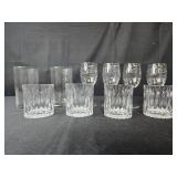 Set of 10 Mixed Glassware Tumblers and Wine Glasses