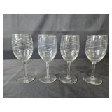Set of 10 Mixed Glassware Tumblers and Wine Glasses