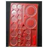 Spirograph Drawing Set with Monopoly Game Pieces and Accessories