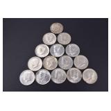 1964 Kennedy Half Dollar Silver Coins Lot