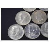 1964 Kennedy Half Dollar Silver Coins Lot