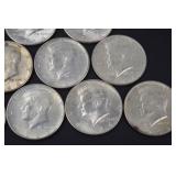 1964 Kennedy Half Dollar Silver Coins Lot