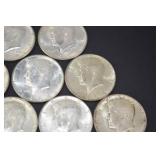 1964 Kennedy Half Dollar Silver Coins Lot