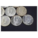 1964 Kennedy Half Dollar Silver Coins Lot