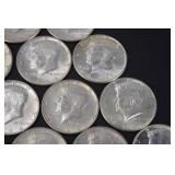 1964 Kennedy Half Dollar Coins - 90 Percent Silver - Lot of 15