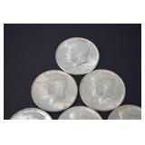 1964 Kennedy Half Dollar Silver Coins Group