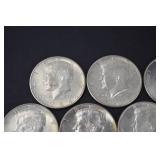 1964 Kennedy Half Dollar Silver Coins Lot