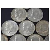 1965-1969 Kennedy Half Dollar 40 Silver Lot