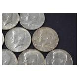 1965-1969 Kennedy Half Dollar 40 Silver Lot