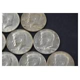 1965-1969 Kennedy Half Dollar 40 Silver Lot