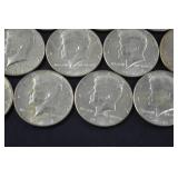 1965-1969 Kennedy Half Dollar 40 Silver Lot