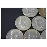 Lot of Kennedy Half Dollars, 1965-1969, 40 Silver Coins