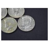 Lot of Kennedy Half Dollars, 1965-1969, 40 Silver Coins