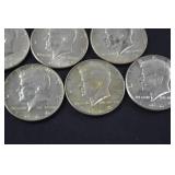 Lot of Kennedy Half Dollars, 1965-1969, 40 Silver Coins