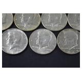 Lot of Kennedy Half Dollars, 1965-1969, 40 Silver Coins
