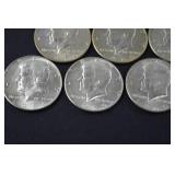 Lot of Kennedy Half Dollars, 1965-1969, 40 Silver Coins