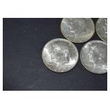Lot of Kennedy Half Dollars, 1965-1969, 40 Silver Coins