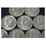 1967 Kennedy Half Dollar Lot, 40 Silver Coins