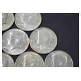 1967 Kennedy Half Dollar Lot, 40 Silver Coins