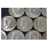 1967 Kennedy Half Dollar Lot, 40 Silver Coins