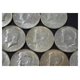 1967 Kennedy Half Dollar Lot, 40 Silver Coins