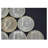 1967 Kennedy Half Dollar Lot, 40 Silver Coins