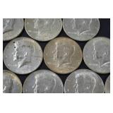 1967 Kennedy Half Dollar Lot, 40 Silver Coins