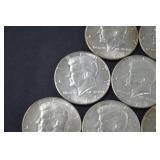 1967 Kennedy Half Dollar Lot, 40 Silver Coins