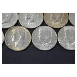 1967 Kennedy Half Dollar Lot, 40 Silver Coins