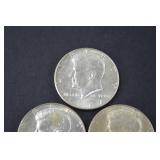 Group of 10 Kennedy Half Dollars 1966-1969