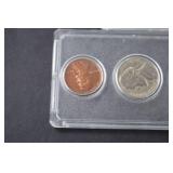 U.S. Coin Set with 1950 Franklin Half Dollar, Quarters, and More