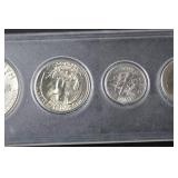 U.S. Coin Set with 1950 Franklin Half Dollar, Quarters, and More