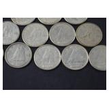 Group of Canadian and US Dimes, Mixed Years