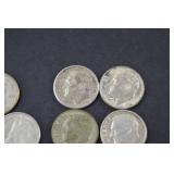 Group of Canadian and US Dimes, Mixed Years