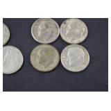 Group of Canadian and US Dimes, Mixed Years