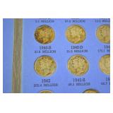 Mercury Dimes Collection in Album, 1916-1936 Assorted Dates/Mints